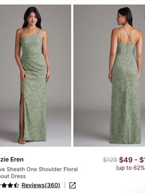 azazie a-line/princess square neck floor-length chiffon bridesmaid dress reviews Azazie Bridesmaid Dresses